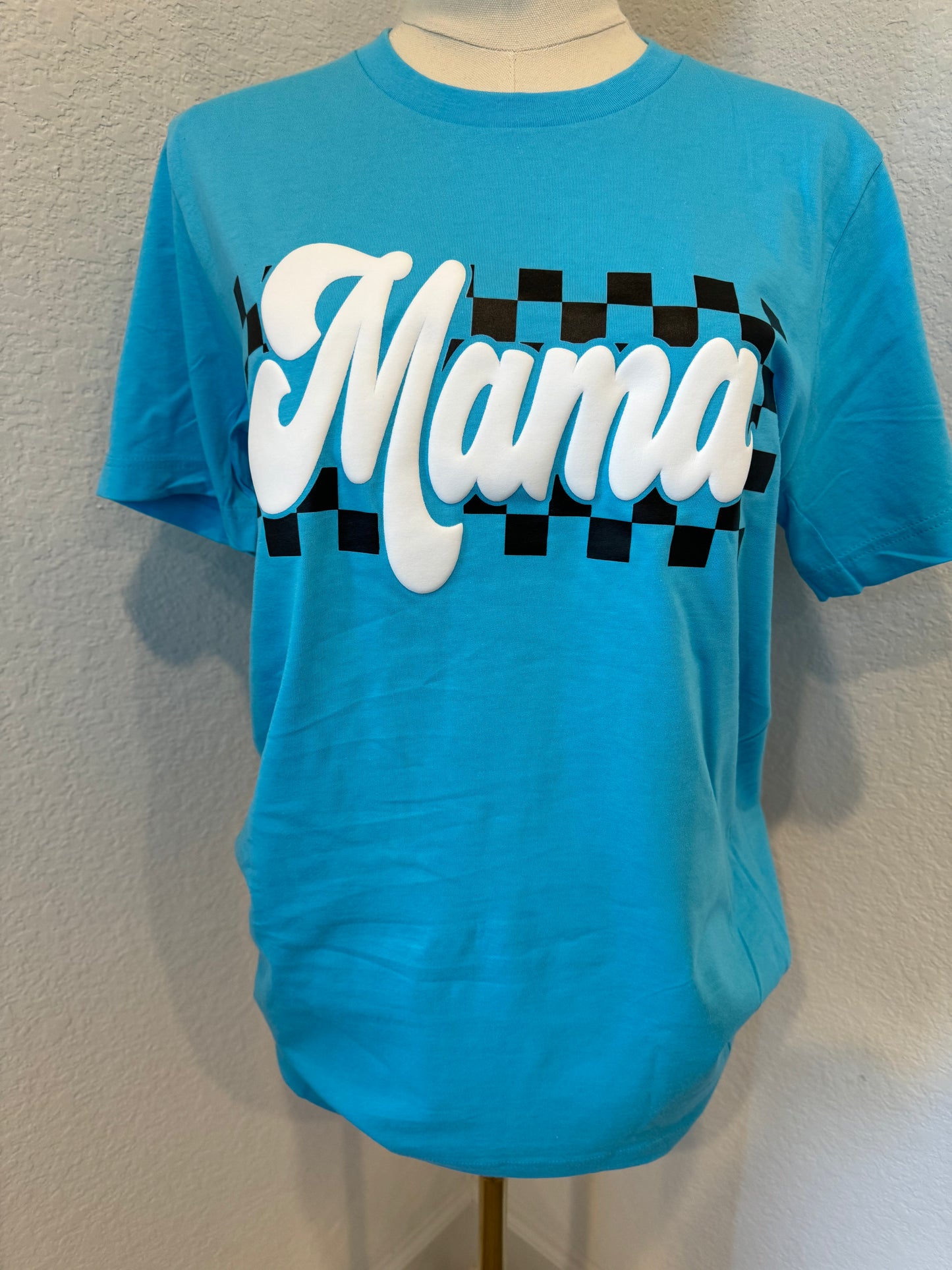 Mama Puff Checkered Tee