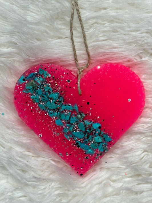 Pink Heart Freshie