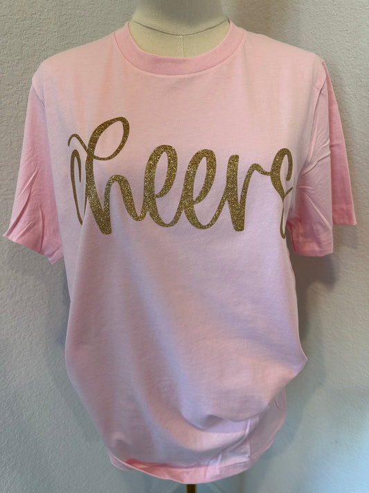 Cheers Glitter Tee